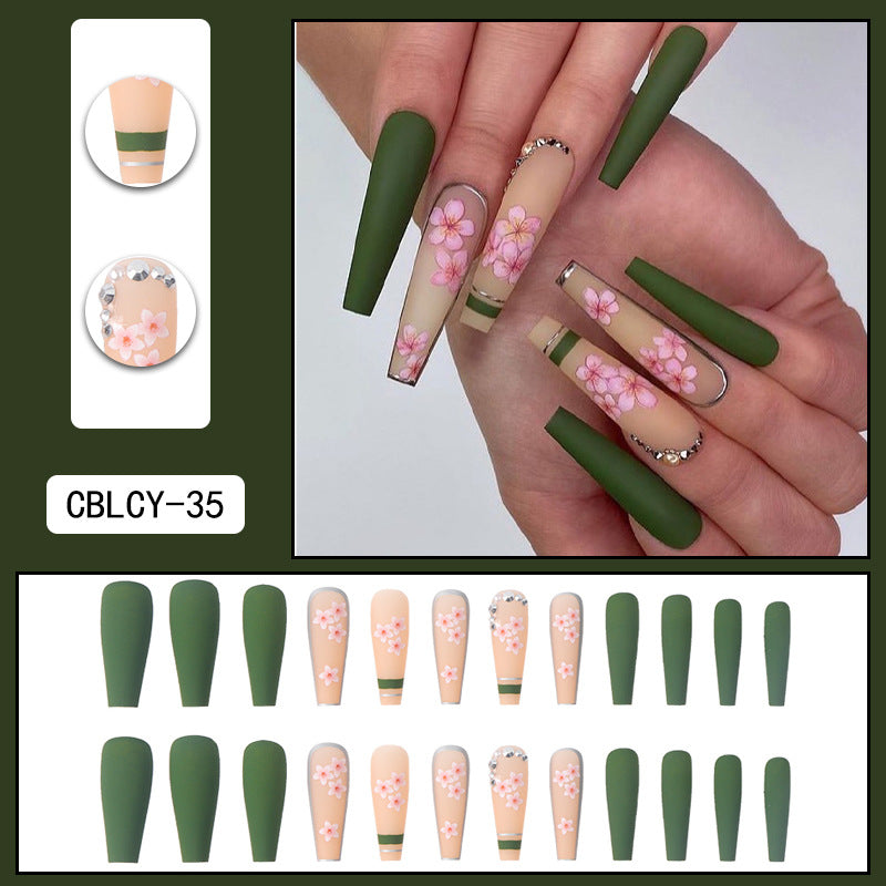 Removable Nail Extensions, Elegant Ballet Style