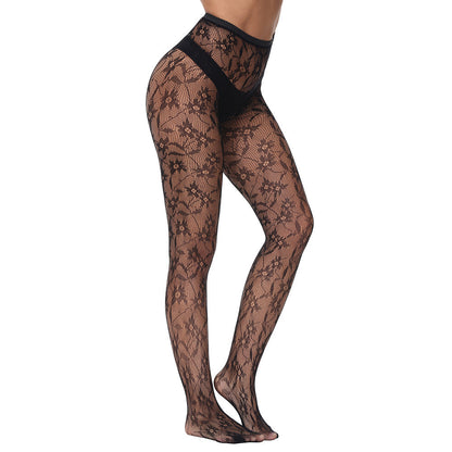 Free Shipping For Flower Hollow Pantyhose