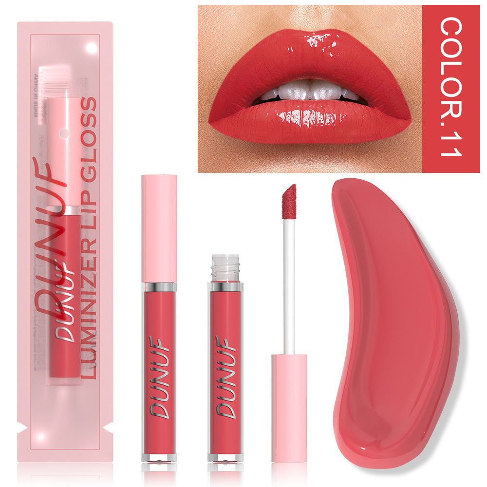 16-Color Hydrating Mirror Finish Lip Gloss-Homeunderwear