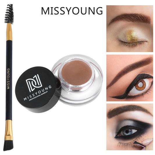 Waterproof Brow Pencil & Gel Set for Natural Look-Homeunderwear