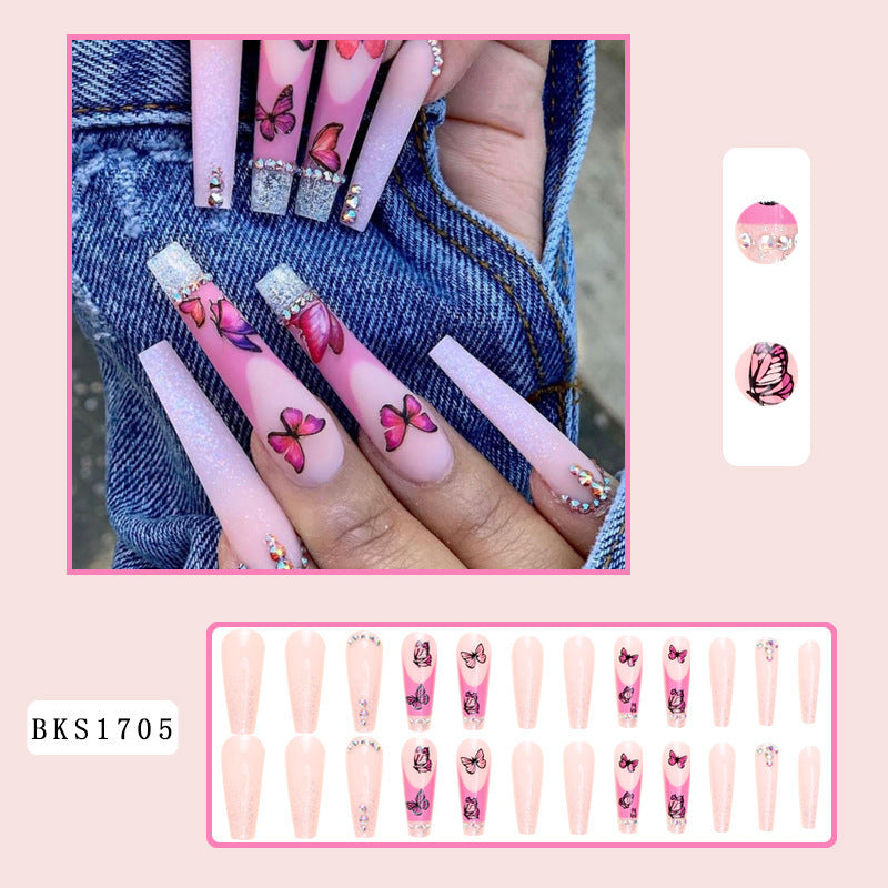 New FashionLong INS Style Edgy Nail Tips