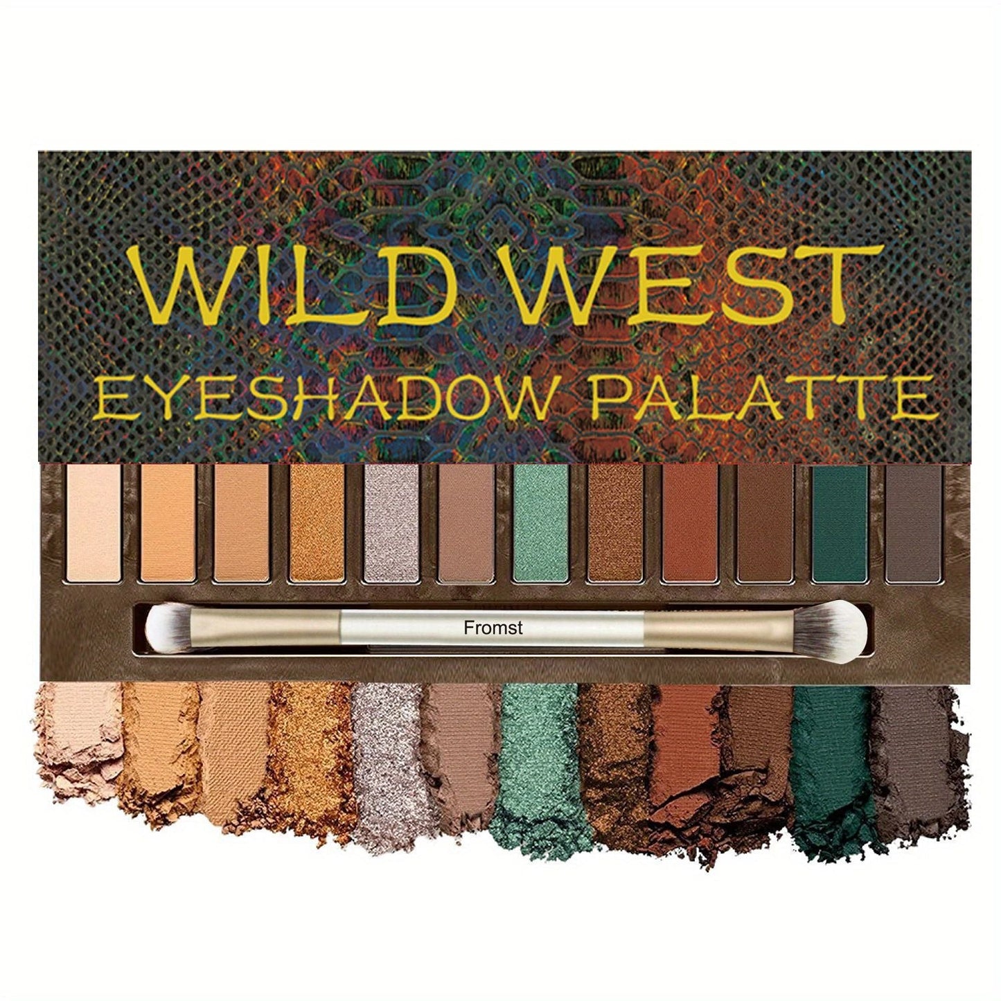 New Arrival 12-Color Eyeshadow Palette with Shimmer and Matte Finishes