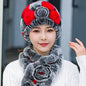 Winter Real Rabbit Fur Hat & Scarf Set - Warm & Stylish