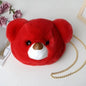 Cute Teddy Bear Lolita Plush Crossbody Bag