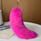 Cute Fox Tail Keychain - Furry Car Accessory