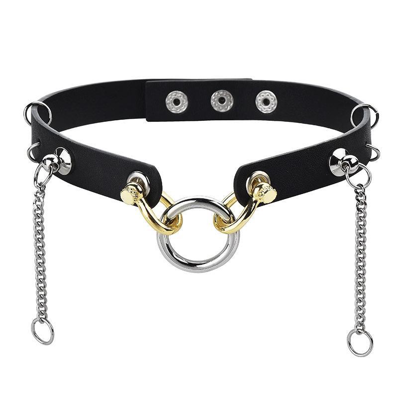 Gothic Rock Metal Chain Choker