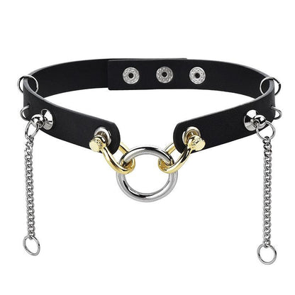 Gothic Rock Metal Chain Choker