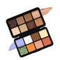 12-Color Blush Palette - Matte & Shimmer, High-End Finis