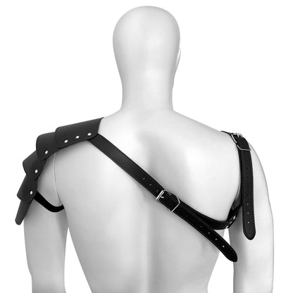 Free Shipping For Men's Bondage Clothes Sexy Armor Bandage Set