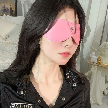 Couple Game PU Eye Mask