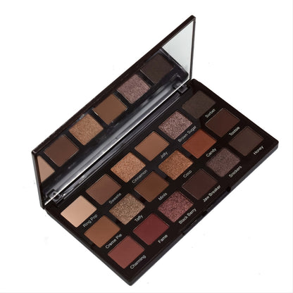 New Fashion 18-Color Eyeshadow Palette - Matte, Shimmer, Highlight, Contour-Homeunderwear