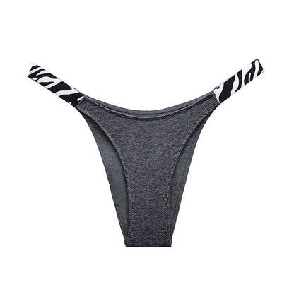 V-string Comfortable Zebra G-string