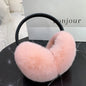 Cute Real Rabbit Fur Ear Muffs - Warm & Stylish