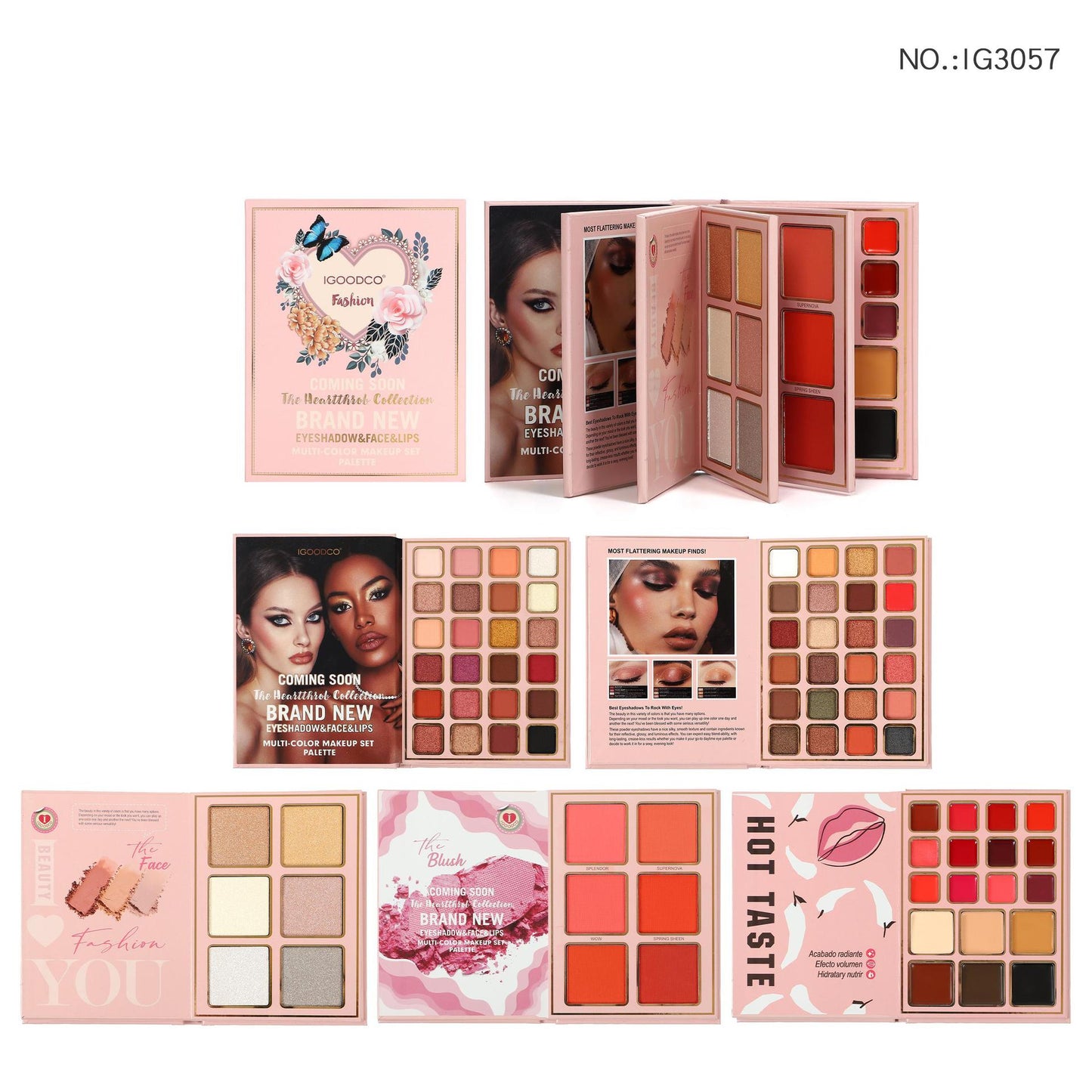 New Fashion105-Color Book-Style Eyeshadow Palette - Matte & Shimmer-homeunderwear