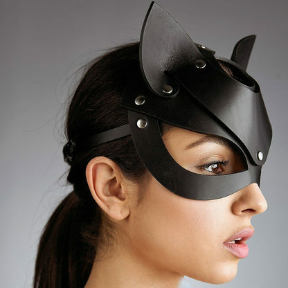 Cat Ears Halloween Cosplay Eye Mask