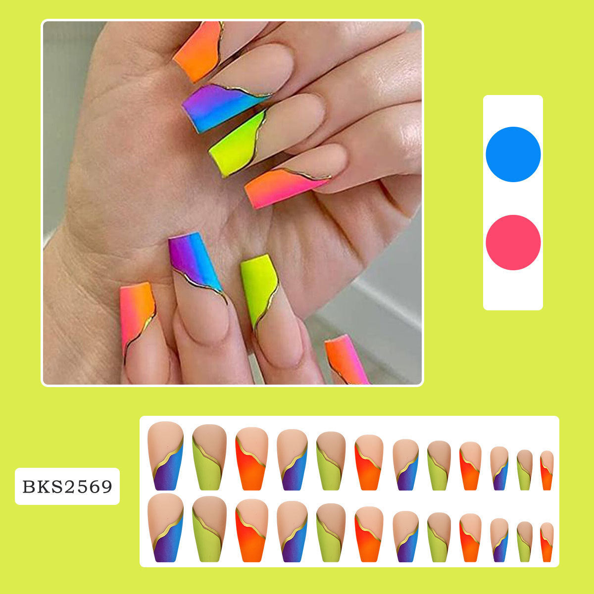 New FashionTrendy Summer INS Style Nail Tips