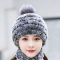 Winter Real Rabbit Fur Ear Flap Hat - Stylish & Warm