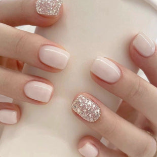 Trendy Detachable Matte Ballet Nails, 24 Pieces