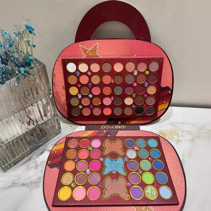 New Fashion73-Color Handbag Eyeshadow Palette - Matte, Shimmer, Highlight-homeunderwear