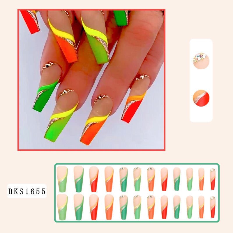 New FashionLong INS Style Edgy Nail Tips