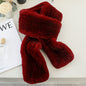 Long Real Rabbit Fur Scarf - Winter Fashion Accessory