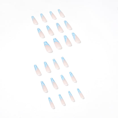 Wave Series Ocean Minimalist Wearable Nail Art Tips-Homeunderwear