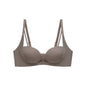 Open Cup Gathered No Trace Push-up Bras