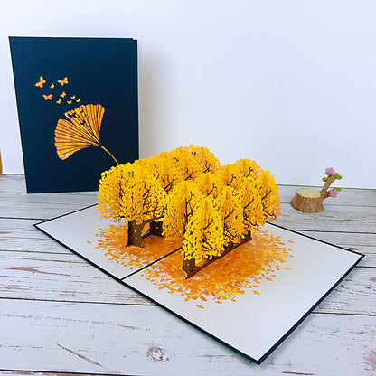 3D Sunflower Birthday Greeting Card