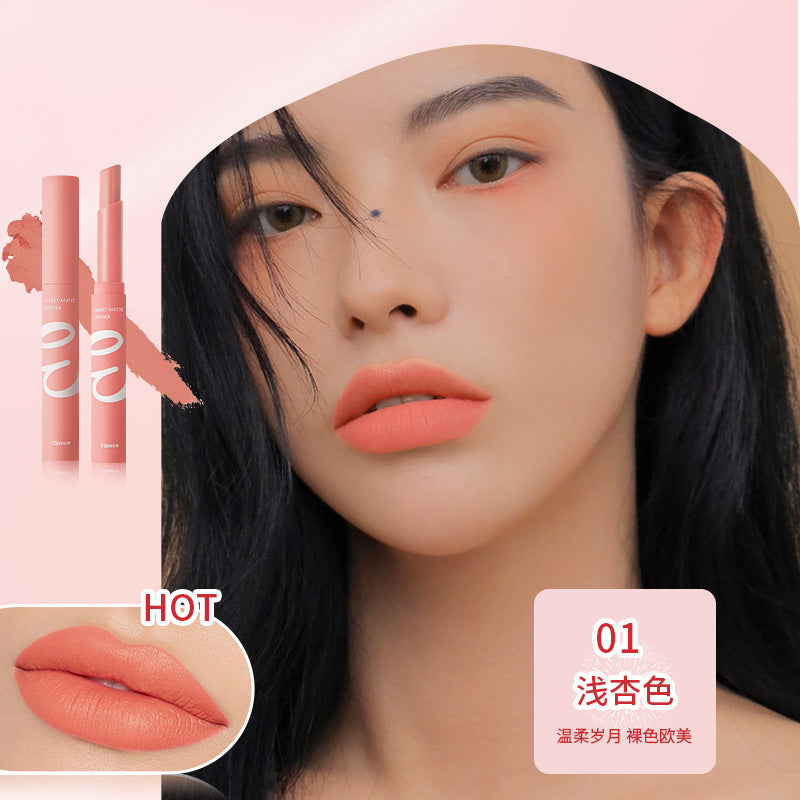 12-Color Velvet Matte Lipstick Set, Long-Lasting and Hydrating-homeunderwear