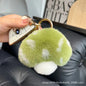 Cute Otter Fur Mushroom Keychain Plush Toy Gift