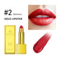 Golden Velvet Matte Lipstick - Long-Lasting, Non-Transfer