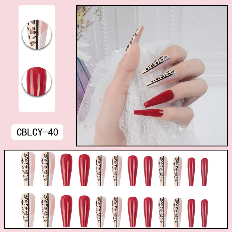 Removable Nail Extensions, Elegant Ballet Style