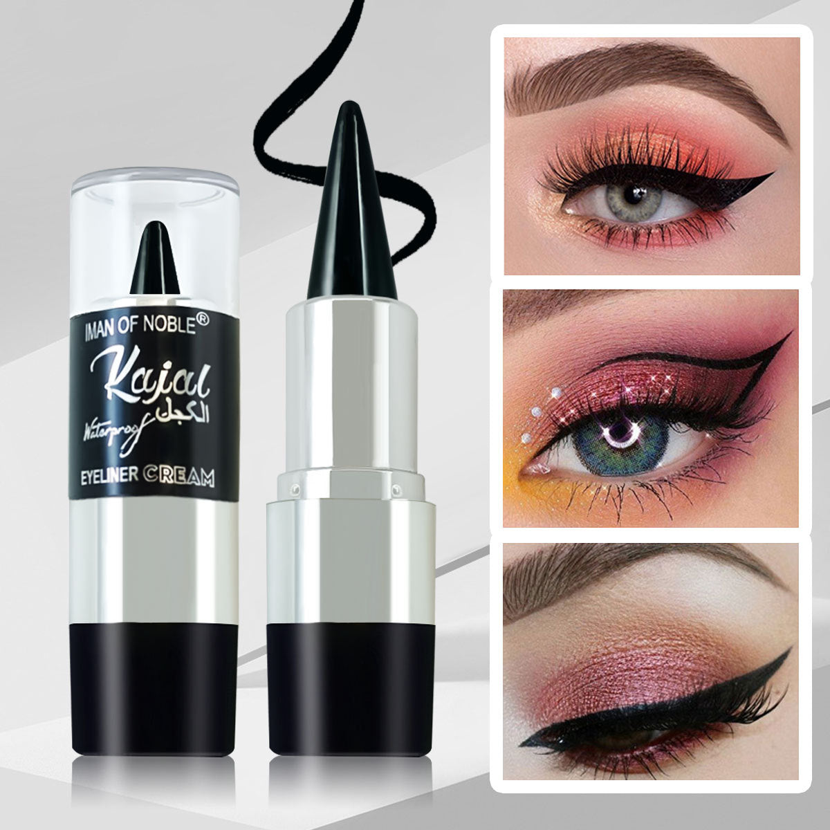 New Fashion Waterproof Eyeliner - Quick-Drying, Matte, Single-Head, Intense Black-Homeunderwear