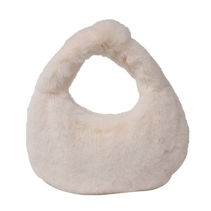 Winter Fuzzy Women's Handbag Fashionable Fur Tote