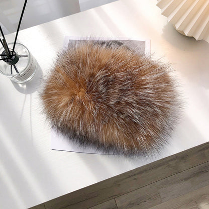 Warm Fox Fur Neck Warmer - Winter Fashion Accessory