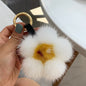 Mink Fur Fried Egg Sunflower Bag Accessory