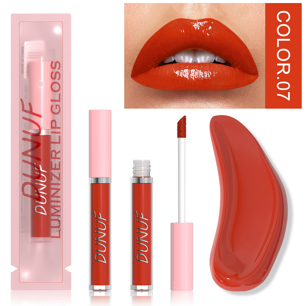 16-Color Hydrating Mirror Finish Lip Gloss-Homeunderwear