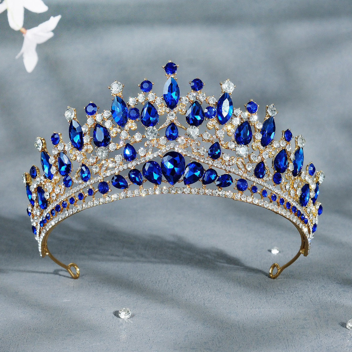 Luxurious Diamond Crown Headband