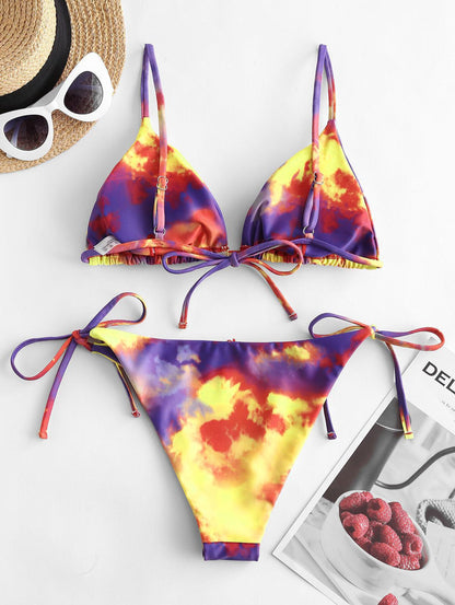 Free Shipping For Tempting Tie Dye Bikini Bottom