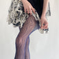 Sexy Thin Wavy Jacquard Lace Hollow Pantyhose