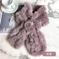 "Fashionable Real Rabbit Fur Scarf - Winter Accessory