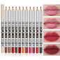 New Fashion12-Color Matte Lip Liner Set - Long-Lasting-homeunderwear