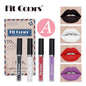 New Fashion 4-Pack Envelope-Style Matte Brown Lip Gloss for Halloween-Homeunderwear