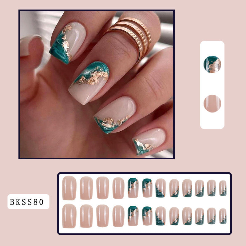 New FashionLong INS Style French Tip Nail Tips