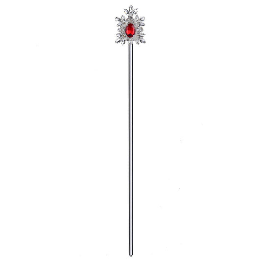 Exquisite Red Glass Scepter