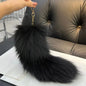 Cute Fox Tail Keychain - Furry Car Accessory