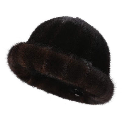 Winter Mink Fur Hat - Stylish & Warm