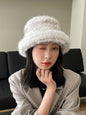 Elegant Mink Fur Beret - Winter Fashion Accessory