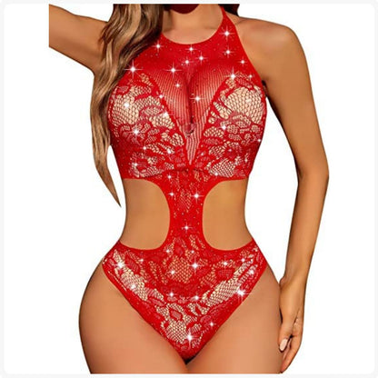 Sexy bikini hollowed out hot diamond lingerie female seduction sexy Lingerie