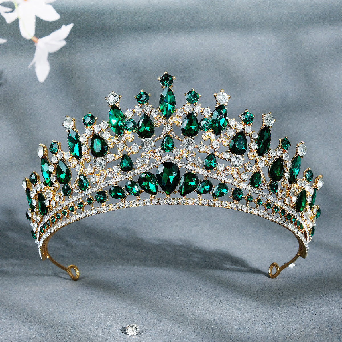 Luxurious Diamond Crown Headband